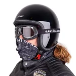 Chopper prilba W-TEC Badachos s okuliarmi Atavist