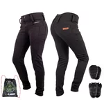 Dámske moto legíny W-TEC Nombutta s aramidom - 2.akosť - čierna