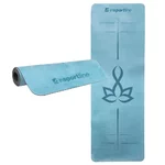 Joga podložka inSPORTline Padvana 183x61x0,4 cm - modrá