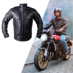 Kožená moto bunda W-TEC Valebravo - 2.akosť - čierna