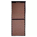 Akupresúrna podložka inSPORTline AKU-1000 125 x 50 cm - čierna-mocha mousse