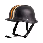 Retro otvorená moto prilba Sodager Stripes