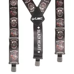 Traky W-TEC Black Heart Suspenders - Warhawk