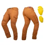 Moto jeansy W-TEC Wallbridge Caramel