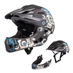 Detská downhill prilba W-TEC Delgada - Black Heart Mechanic