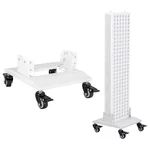 Stojan s kolieskami pre infračervený LED panel inSPORTline Brister - biela