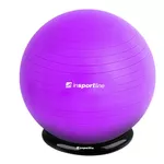 Gymnastická lopta inSPORTline Top Ball 85 cm so základňou BallBase - fialová