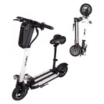 Elektrická kolobežka W-TEC Tenmark III 10" - model 2025 so sedadlom a taškou - biela