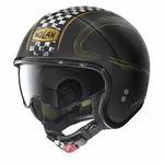 Moto prilba Nolan N21 Getaway - Flat Black-Gold