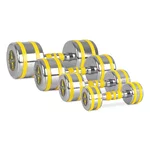 Chrómové činky inSPORTline Yellsteel 5-14 kg