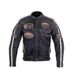 Pánska kožená moto bunda W-TEC Sheawen Vintage