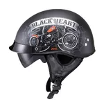 Moto prilba W-TEC Black Heart Rednut - Motorcycle/Matt Black