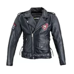 Kožená moto bunda W-TEC Black Heart Perfectis - 2. akosť - čierna
