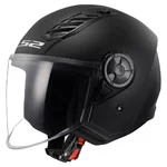 Moto prilba LS2 OF616 Airflow II Solid Matt Black