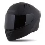 Moto prilba Cassida Aero Solid čierna matná/šedá