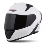 Moto prilba Cassida Aero Solid biela/čierna