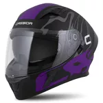 Moto prilba Cassida Orbit Multivers čierna matná/fialová/šedá/biela