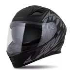 Moto prilba Cassida Orbit StriX čierna matná/šedá