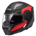 Výklopná moto prilba LS2 FF902 Scope II Duria Black Red