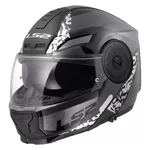 Výklopná moto prilba LS2 FF902 Scope II Oxyd Black Titanium