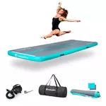 Airtrack inSPORTline Airstunt 300x100x10 cm šedý s elektrickou pumpou