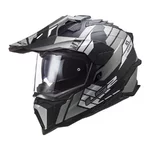 Enduro prilba LS2 MX701 Explorer Atlantis - Matt Titanium