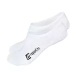 Bambusové neviditeľné ponožky inSPORTline Silvatic Noshow AG+ antibakteriálne - 3 páry - biela