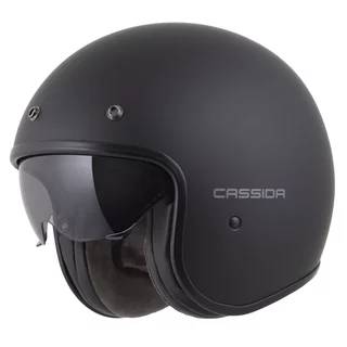 Moto prilba Cassida Oxygen Solid 2.0 čierna matná/tmavo šedá