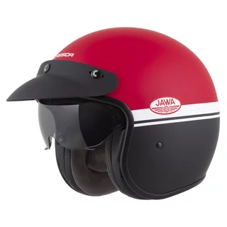 Moto prilba Cassida Oxygen Jawa OHC 2.0 červená matná/čierna/biela