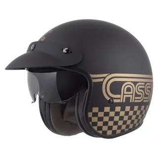 Moto prilba Cassida Oxygen Rondo 2.0 čierna matná/zlatá