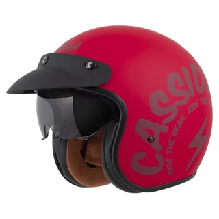 Moto prilba Cassida Oxygen Gear 2.0 červená matná/tmavo červená