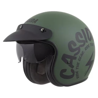 Moto prilba Cassida Oxygen Gear 2.0 zelená matná/čierna