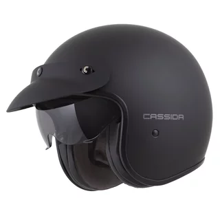 Moto prilba Cassida Oxygen Solid 2.0 čierna matná/tmavo šedá