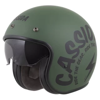 Moto prilba Cassida Oxygen Gear 2.0 zelená matná/čierna