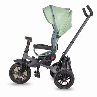 Detská trojkolka s vodiacou tyčou Coccolle Pianti - Mint Green