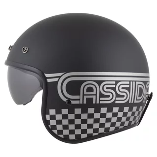Moto prilba Cassida Oxygen Rondo 2.0 čierna matná/strieborná