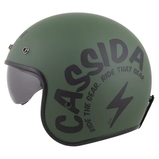Moto prilba Cassida Oxygen Gear 2.0 zelená matná/čierna