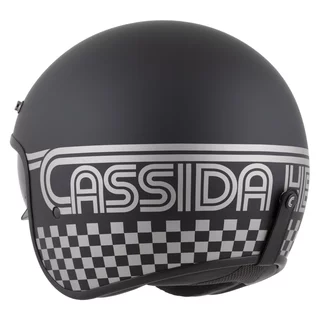 Moto prilba Cassida Oxygen Rondo 2.0 čierna matná/strieborná