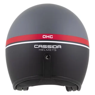 Moto prilba Cassida Oxygen Jawa OHC 2.0 šedá matná/červená/čierna/biela