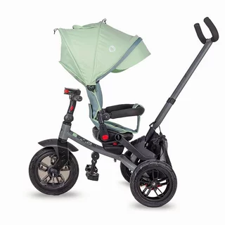 Detská trojkolka s vodiacou tyčou Coccolle Pianti - Mint Green