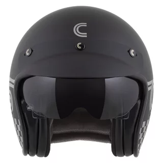 Moto prilba Cassida Oxygen Rondo 2.0 čierna matná/strieborná