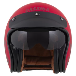 Moto prilba Cassida Oxygen Gear 2.0 červená matná/tmavo červená