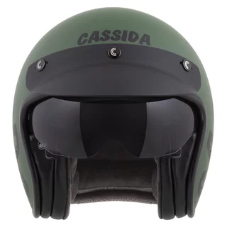 Moto prilba Cassida Oxygen Gear 2.0 zelená matná/čierna