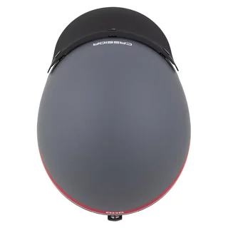 Moto prilba Cassida Oxygen Jawa OHC 2.0 šedá matná/červená/čierna/biela