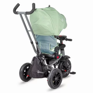 Detská trojkolka s vodiacou tyčou Coccolle Pianti - Mint Green