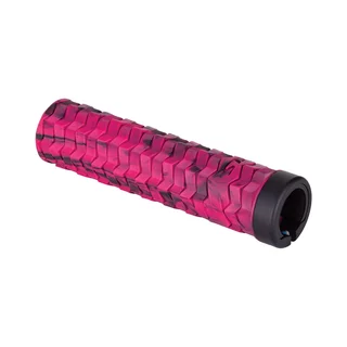 Gripy na bicykel Kellys Poison Single LockON - Pink/Black
