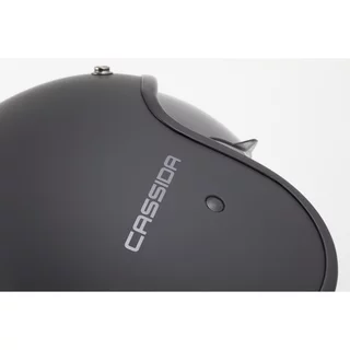 Moto prilba Cassida Oxygen Solid 2.0 čierna matná/tmavo šedá