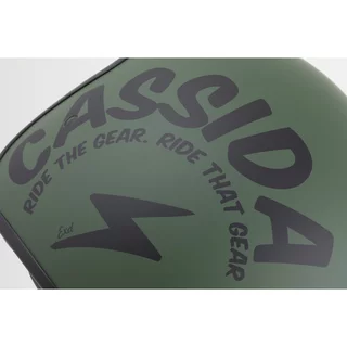 Moto prilba Cassida Oxygen Gear 2.0 zelená matná/čierna