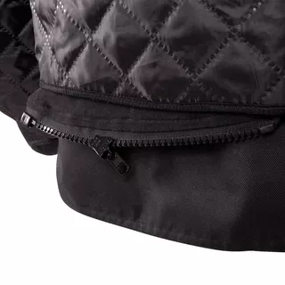Dámska moto bunda W-TEC Lucina - 2. akosť - čierno-biela