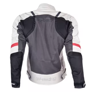 Dámska moto bunda W-TEC Lucina - 2. akosť - čierno-biela